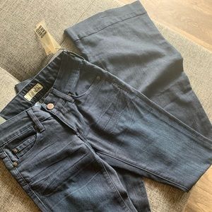 David Kahn blue jean bell bottoms